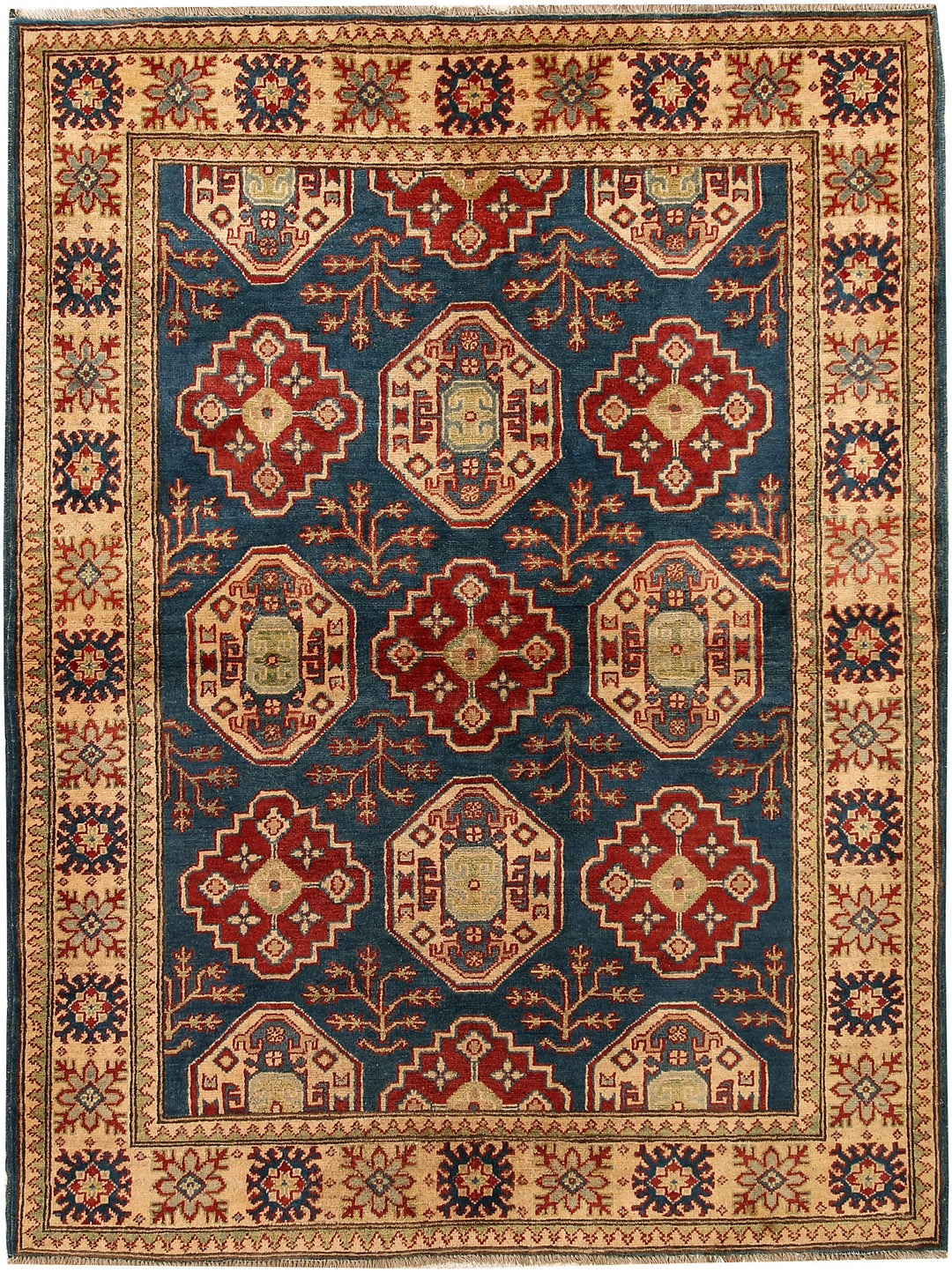 Steel Blue Kazak 4' 11 x 6' 6 - No. 67427 - ALRUG Rug Store