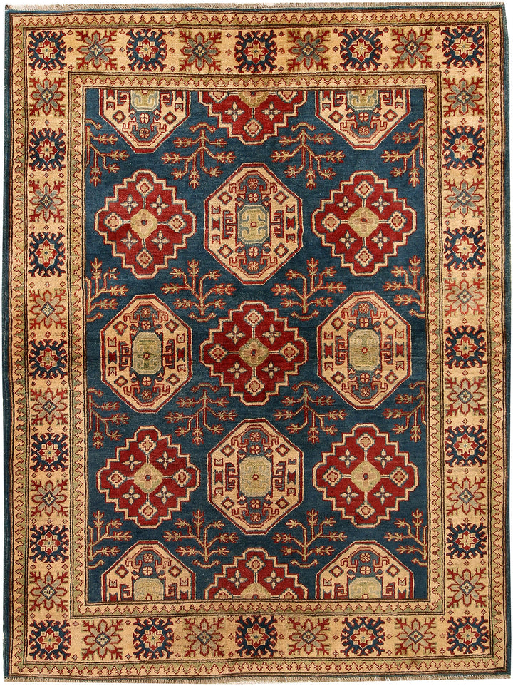 Steel Blue Kazak 4' 11 x 6' 6 - No. 67427 - ALRUG Rug Store