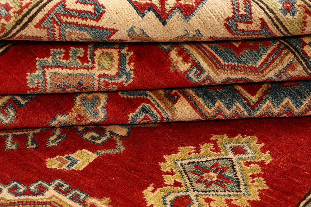 Firebrick Kazak 5' 1 x 6' 9 - No. 67429 - ALRUG Rug Store