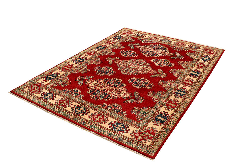 Firebrick Kazak 5' x 6' 9 - No. 67430 - ALRUG Rug Store