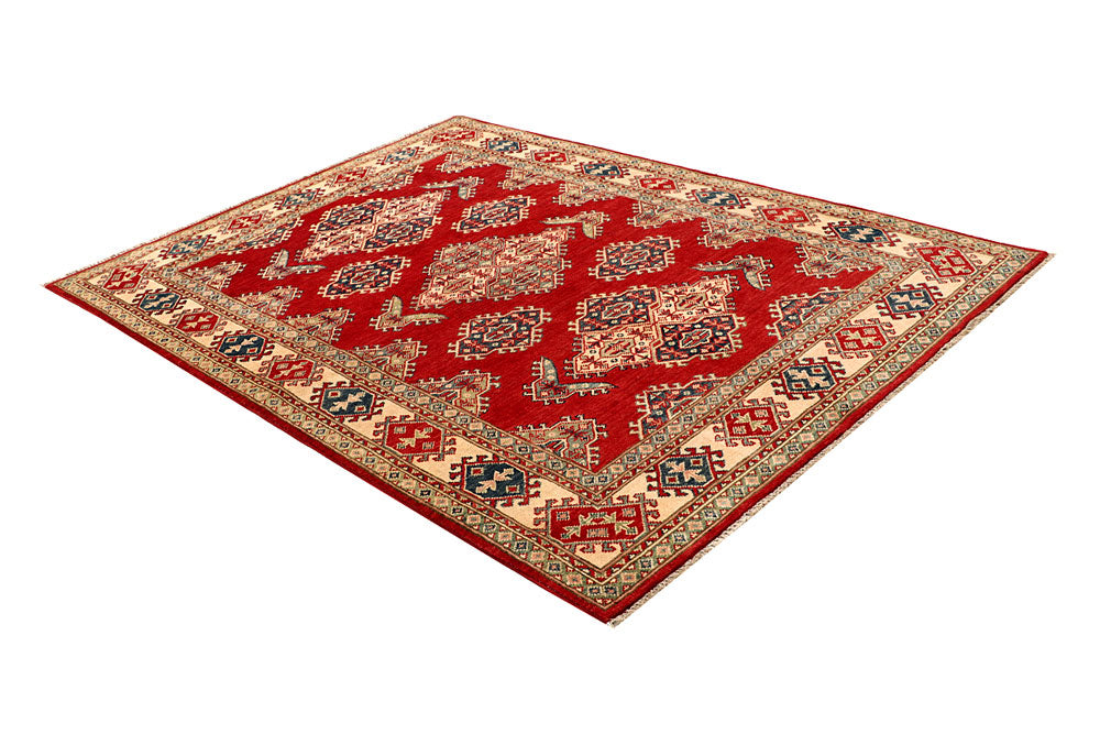 Firebrick Kazak 5' x 6' 9 - No. 67430 - ALRUG Rug Store