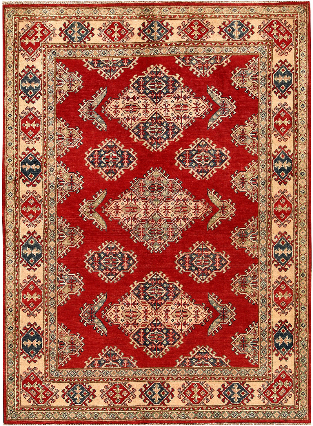 Firebrick Kazak 5' x 6' 9 - No. 67430 - ALRUG Rug Store