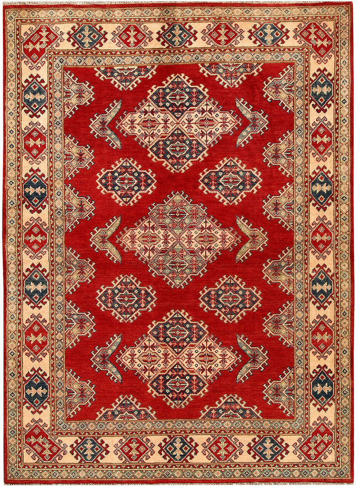 Firebrick Kazak 5' x 6' 9 - No. 67430 - ALRUG Rug Store
