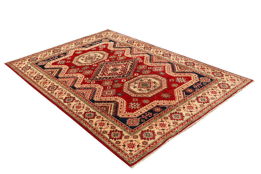 Firebrick Kazak 4' 9 x 6' 9 - No. 67431 - ALRUG Rug Store