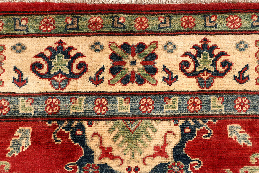 Firebrick Kazak 5' 1 x 6' 7 - No. 67432 - ALRUG Rug Store