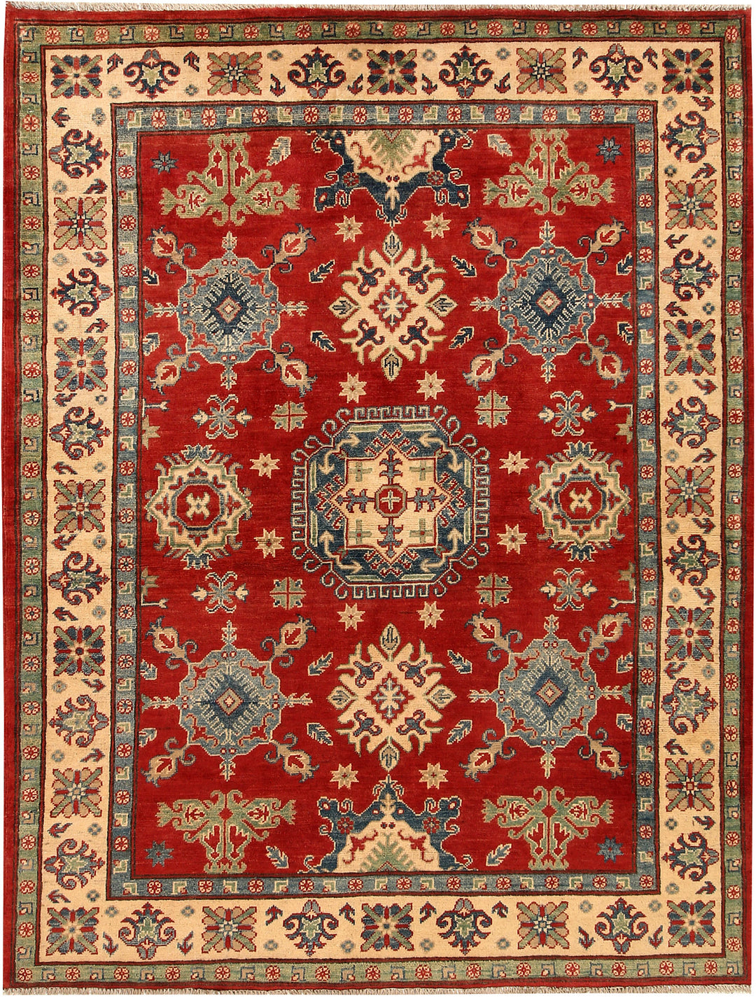Firebrick Kazak 5' 1 x 6' 7 - No. 67432 - ALRUG Rug Store