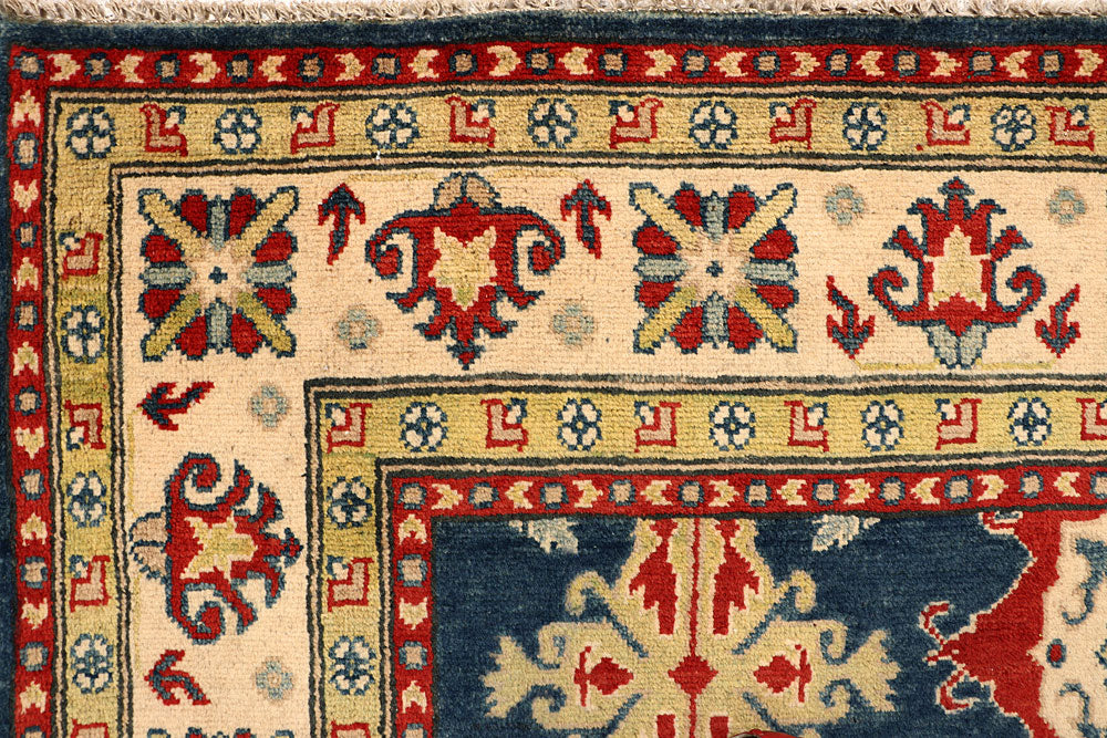 Steel Blue Kazak 5' 9 x 8' 2 - No. 67433 - ALRUG Rug Store