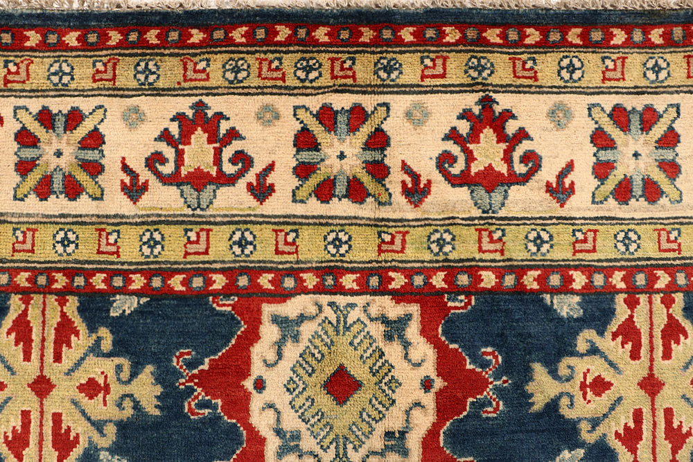 Steel Blue Kazak 5' 9 x 8' 2 - No. 67433 - ALRUG Rug Store