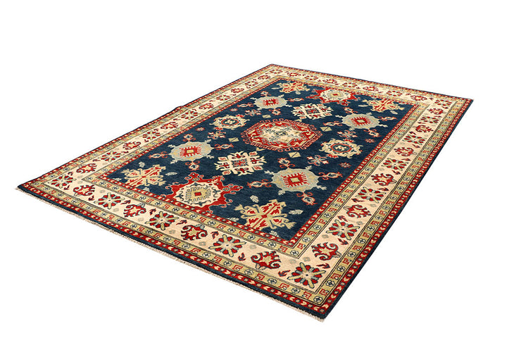 Steel Blue Kazak 5' 9 x 8' 2 - No. 67433 - ALRUG Rug Store