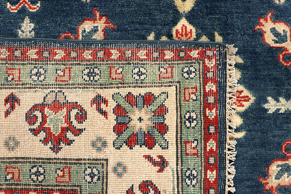 Steel Blue Kazak 5' 9 x 8' 2 - No. 67433 - ALRUG Rug Store