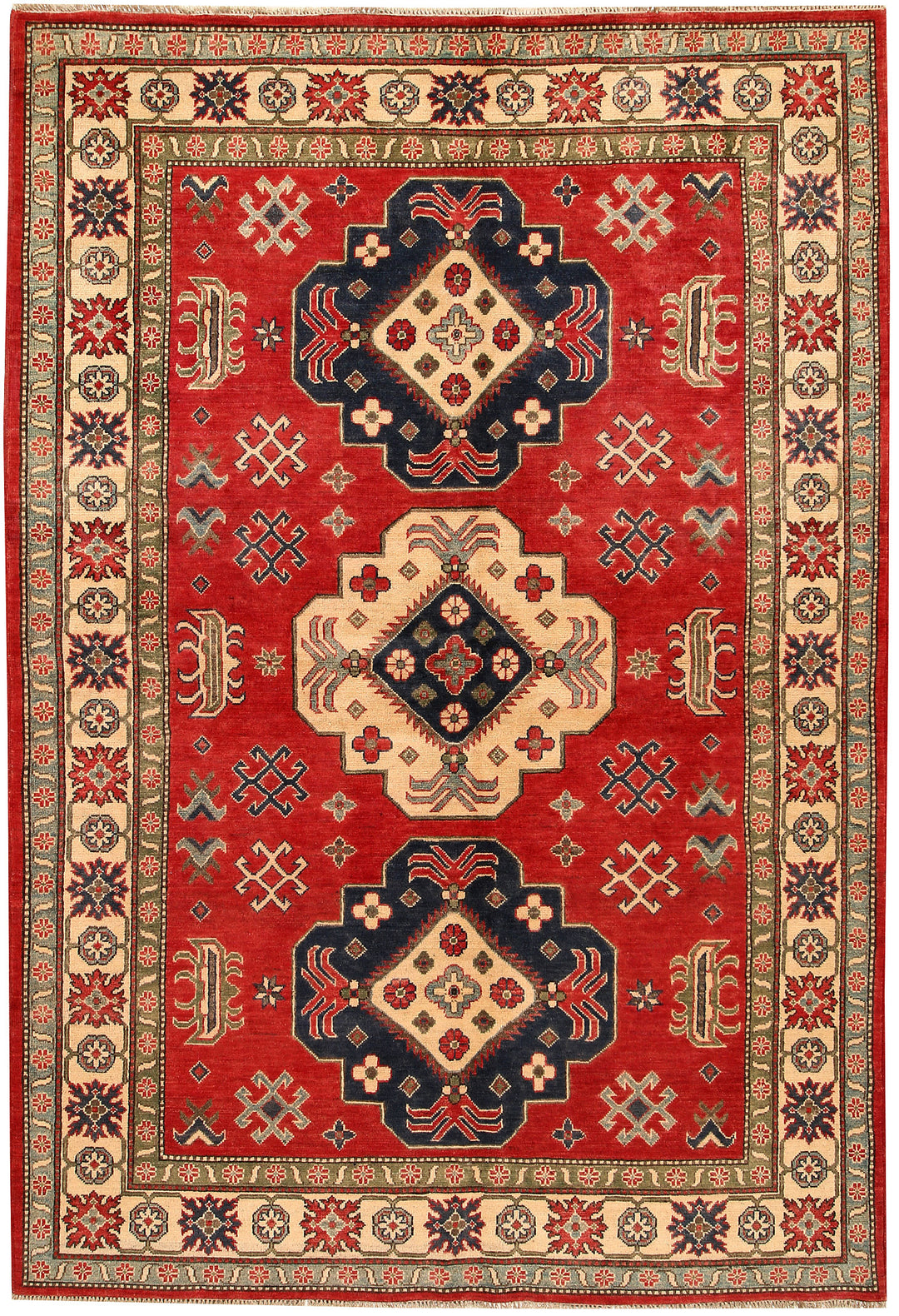 Red Kazak 6' x 8' 11 - No. 67434 - ALRUG Rug Store