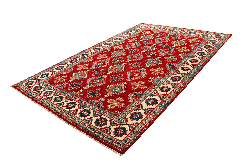 Firebrick Kazak 6' 6 x 10' - No. 67435 - ALRUG Rug Store