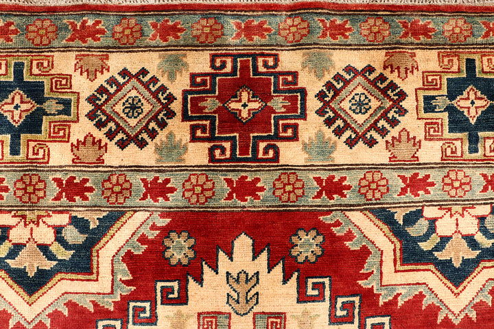 Firebrick Kazak 6' 8 x 10' 1 - No. 67436 - ALRUG Rug Store