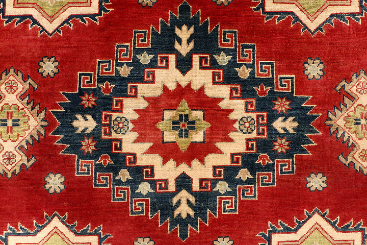 Firebrick Kazak 6' 8 x 10' 1 - No. 67436 - ALRUG Rug Store