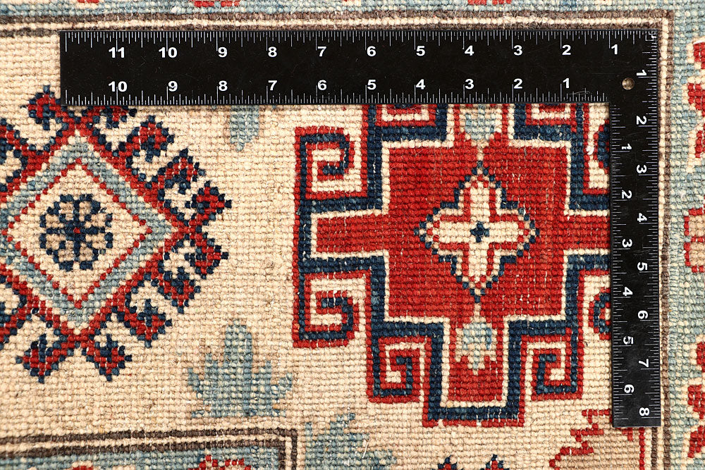 Firebrick Kazak 6' 8 x 10' 1 - No. 67436 - ALRUG Rug Store