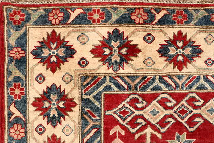 Firebrick Kazak 6' 8 x 9' 5 - No. 67438 - ALRUG Rug Store