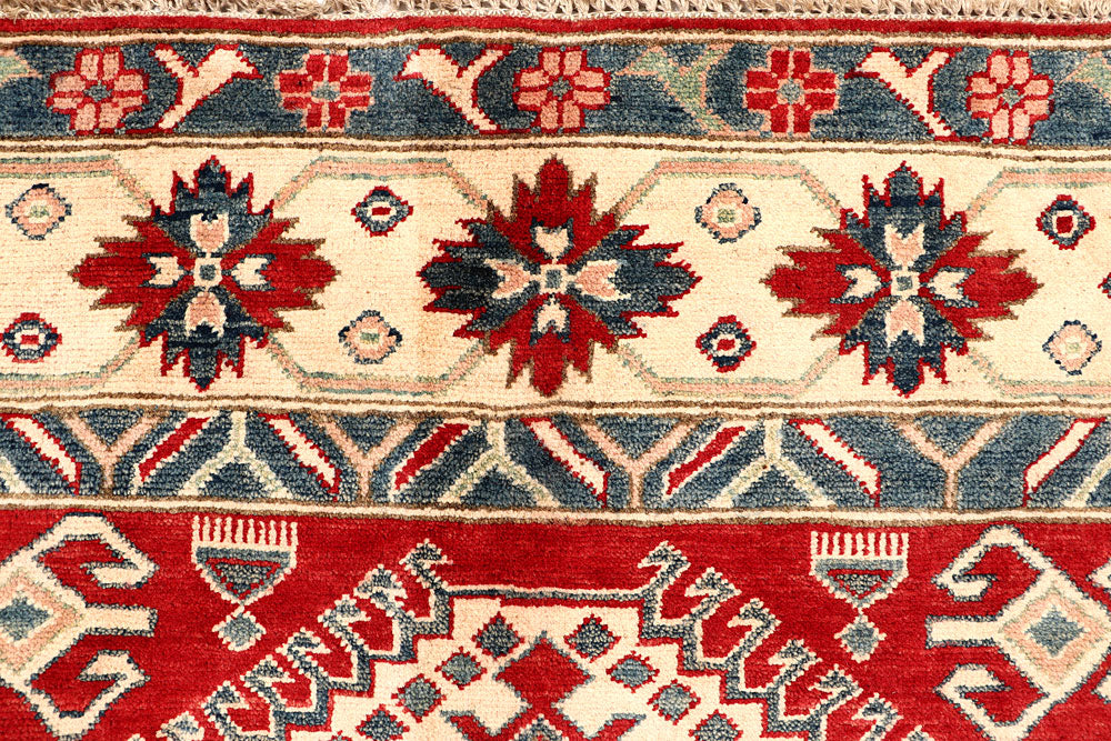 Firebrick Kazak 6' 8 x 9' 5 - No. 67438 - ALRUG Rug Store