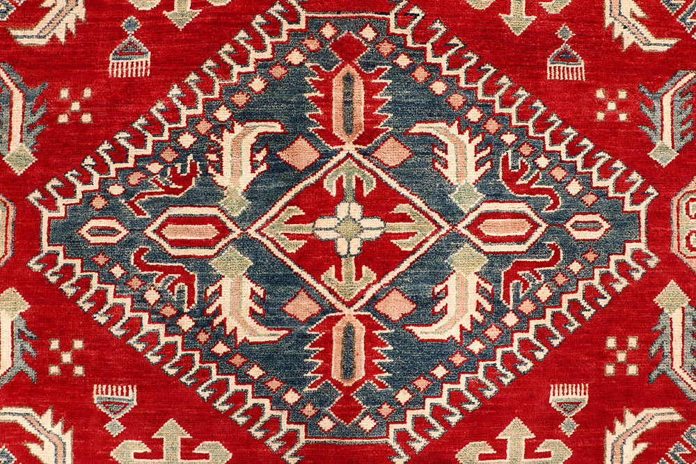 Firebrick Kazak 6' 8 x 9' 5 - No. 67438 - ALRUG Rug Store