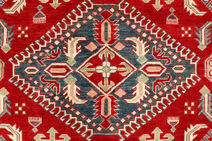 Firebrick Kazak 6' 8 x 9' 5 - No. 67438 - ALRUG Rug Store