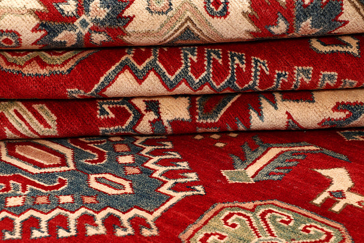 Firebrick Kazak 6' 8 x 9' 5 - No. 67438 - ALRUG Rug Store