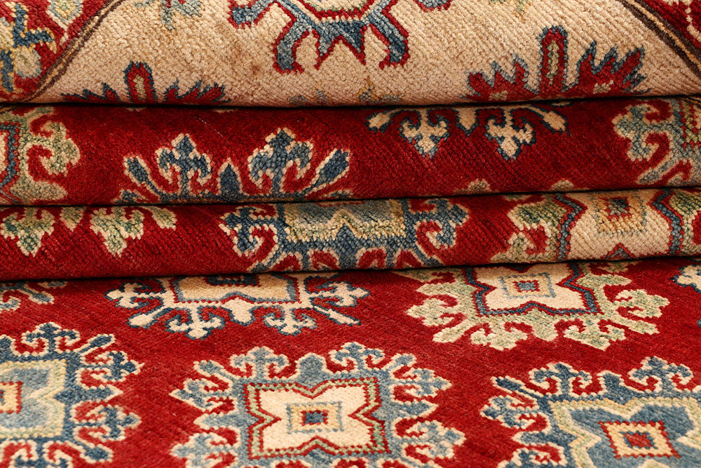 Firebrick Kazak 9' 3 x 11' 6 - No. 67441 - ALRUG Rug Store