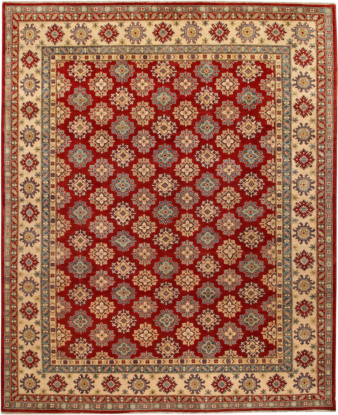 Firebrick Kazak 9' 3 x 11' 6 - No. 67441 - ALRUG Rug Store