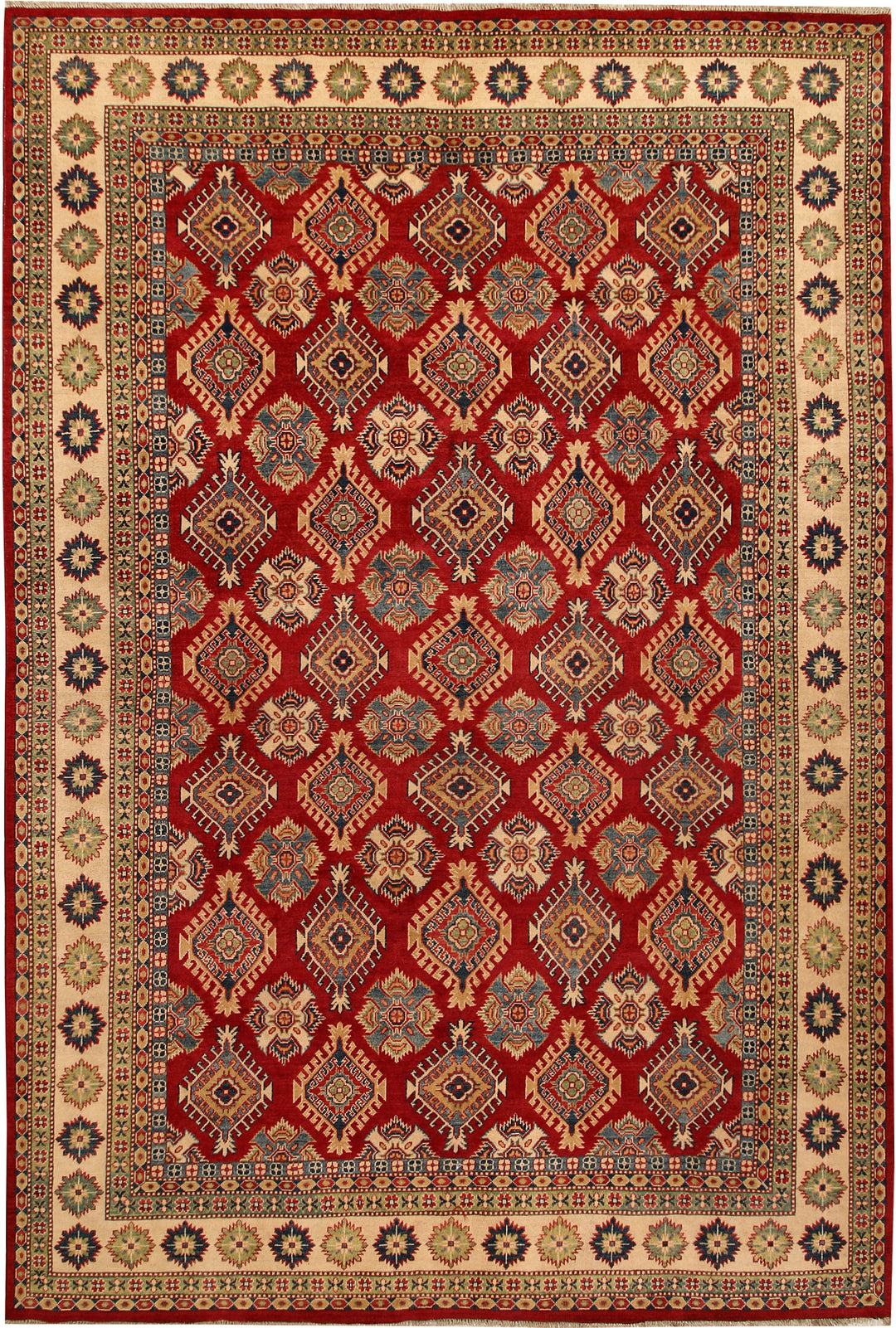 Firebrick Kazak 8' 6 x 12' 8 - No. 67443 - ALRUG Rug Store