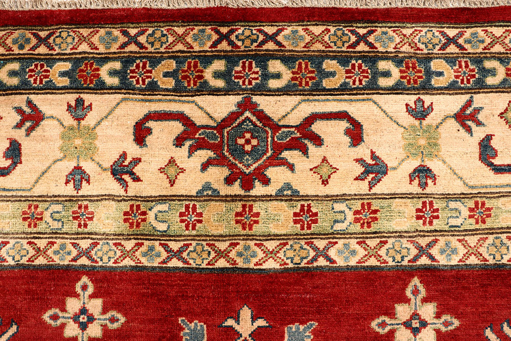 Firebrick Kazak 8' 11 x 11' 11 - No. 67444 - ALRUG Rug Store