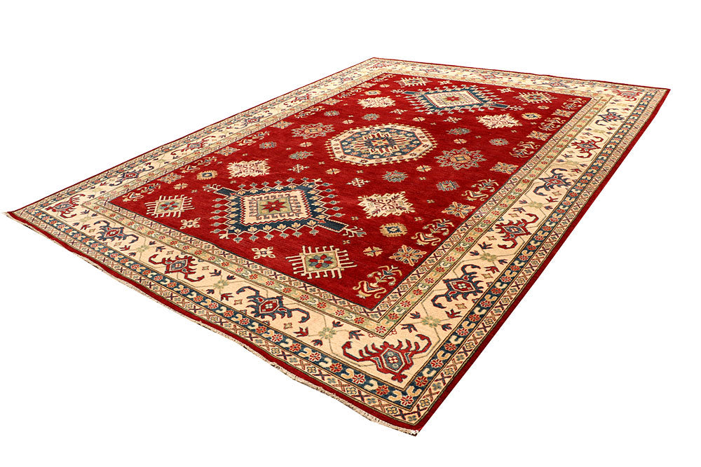 Firebrick Kazak 8' 11 x 11' 11 - No. 67444 - ALRUG Rug Store