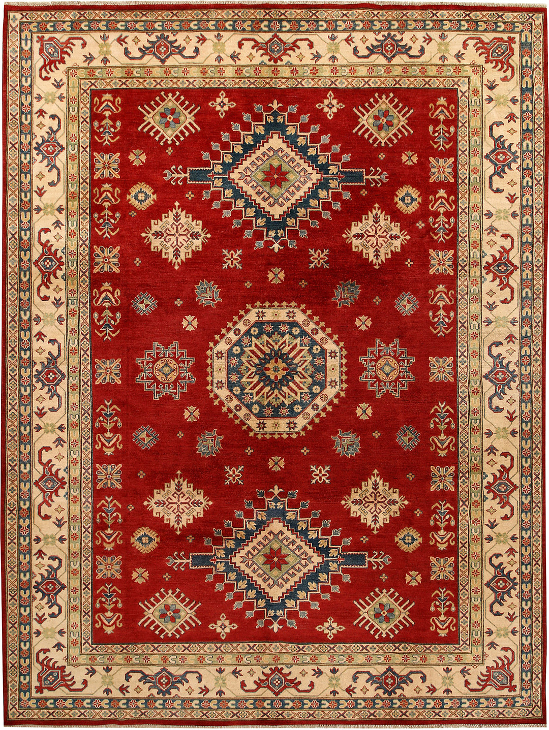 Firebrick Kazak 8' 11 x 11' 11 - No. 67444 - ALRUG Rug Store