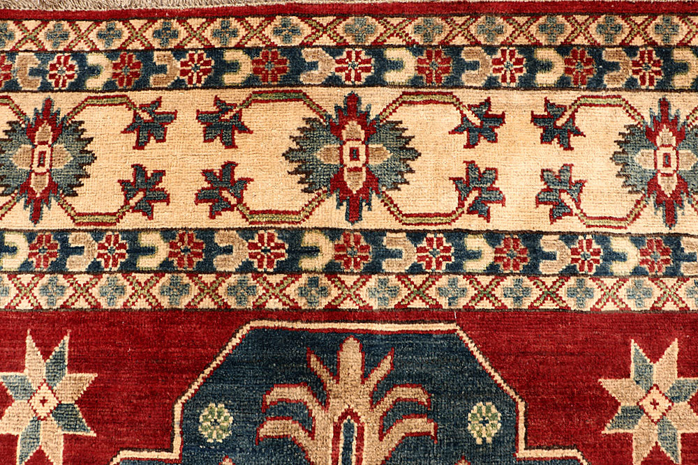 Firebrick Kazak 9' x 12' - No. 67446 - ALRUG Rug Store