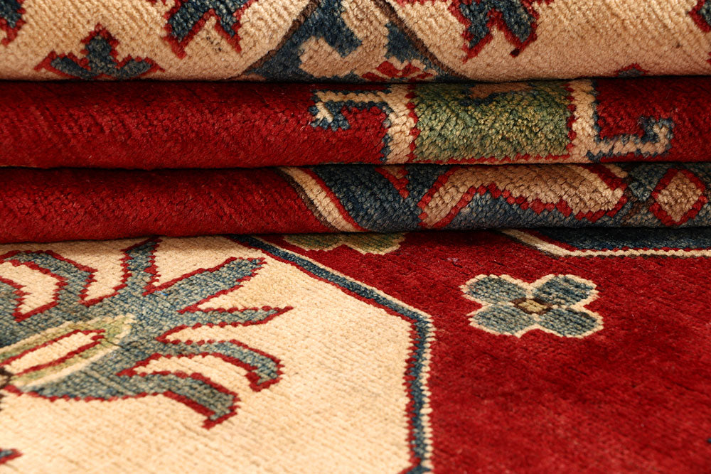 Firebrick Kazak 9' x 12' - No. 67446 - ALRUG Rug Store