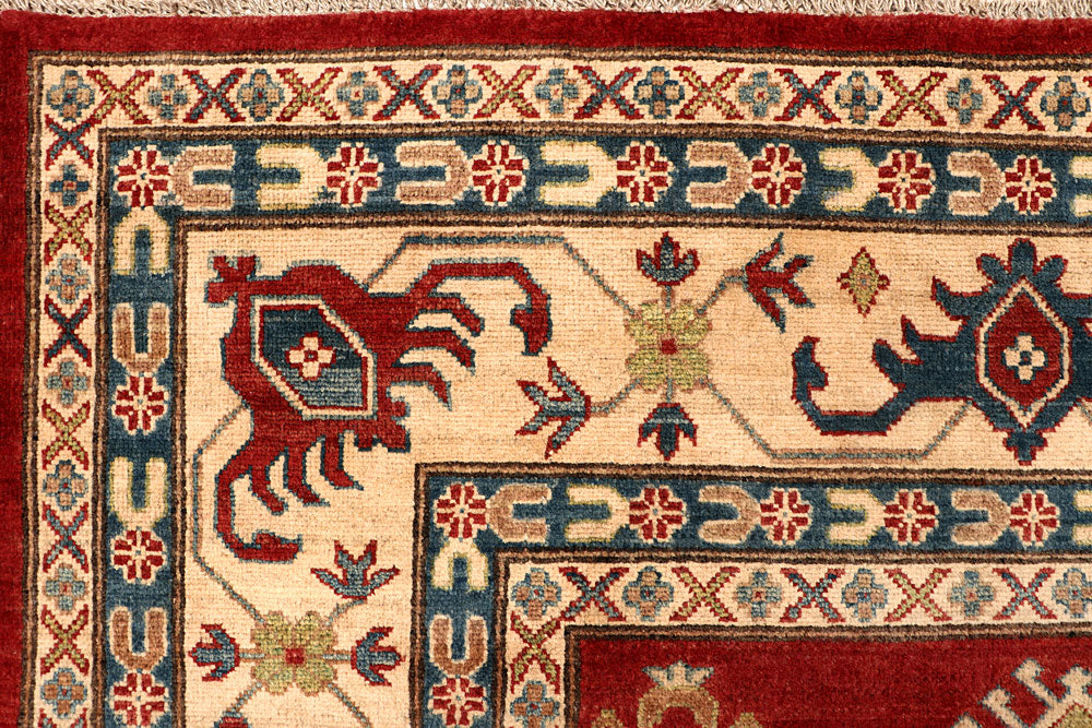 Firebrick Kazak 9' 3 x 11' 8 - No. 67447 - ALRUG Rug Store