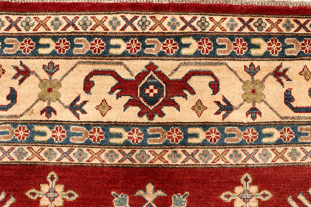 Firebrick Kazak 9' 3 x 11' 8 - No. 67447 - ALRUG Rug Store