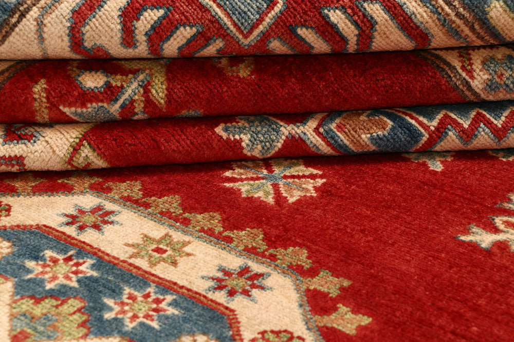 Firebrick Kazak 9' 3 x 11' 8 - No. 67447 - ALRUG Rug Store