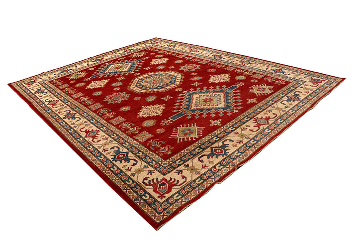 Firebrick Kazak 9' 3 x 11' 8 - No. 67447 - ALRUG Rug Store