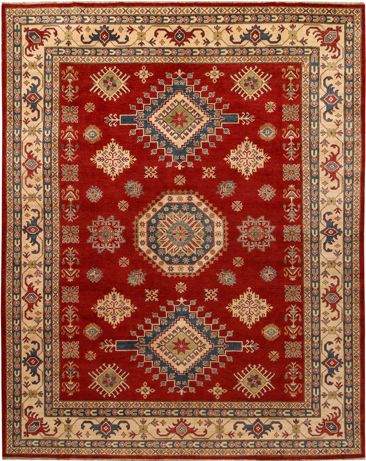 Firebrick Kazak 9' 3 x 11' 8 - No. 67447 - ALRUG Rug Store