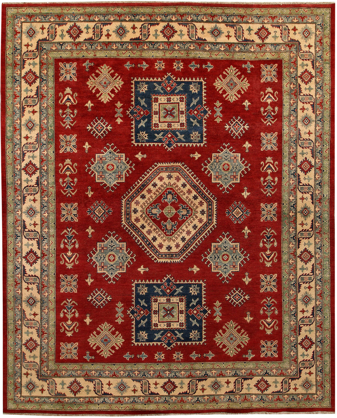 Firebrick Kazak 8' x 10' - No. 67448 - ALRUG Rug Store