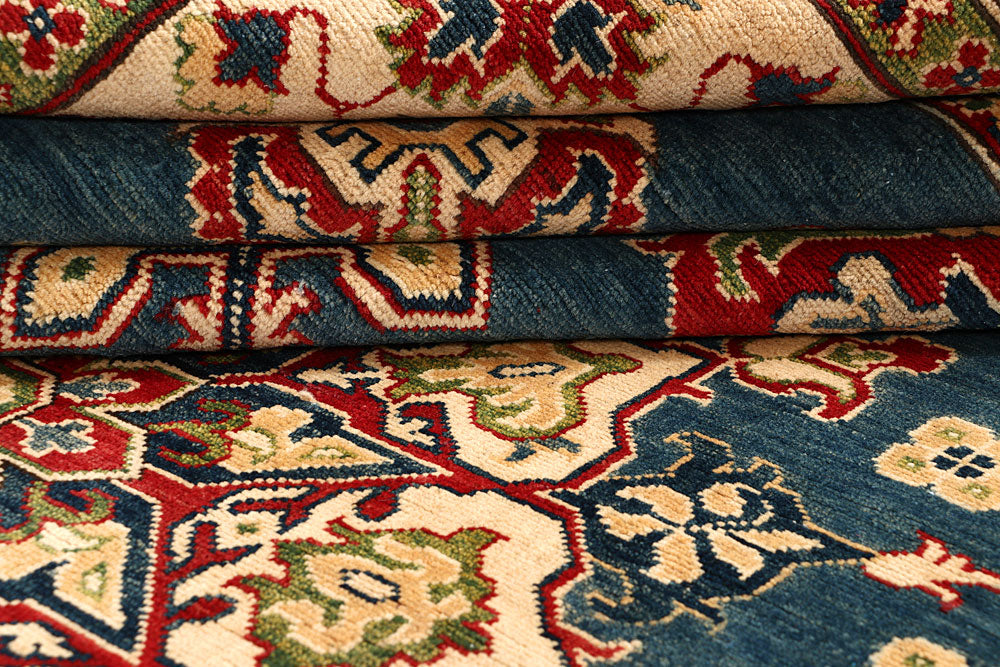 Steel Blue Kazak 7' 10 x 9' 9 - No. 67451 - ALRUG Rug Store