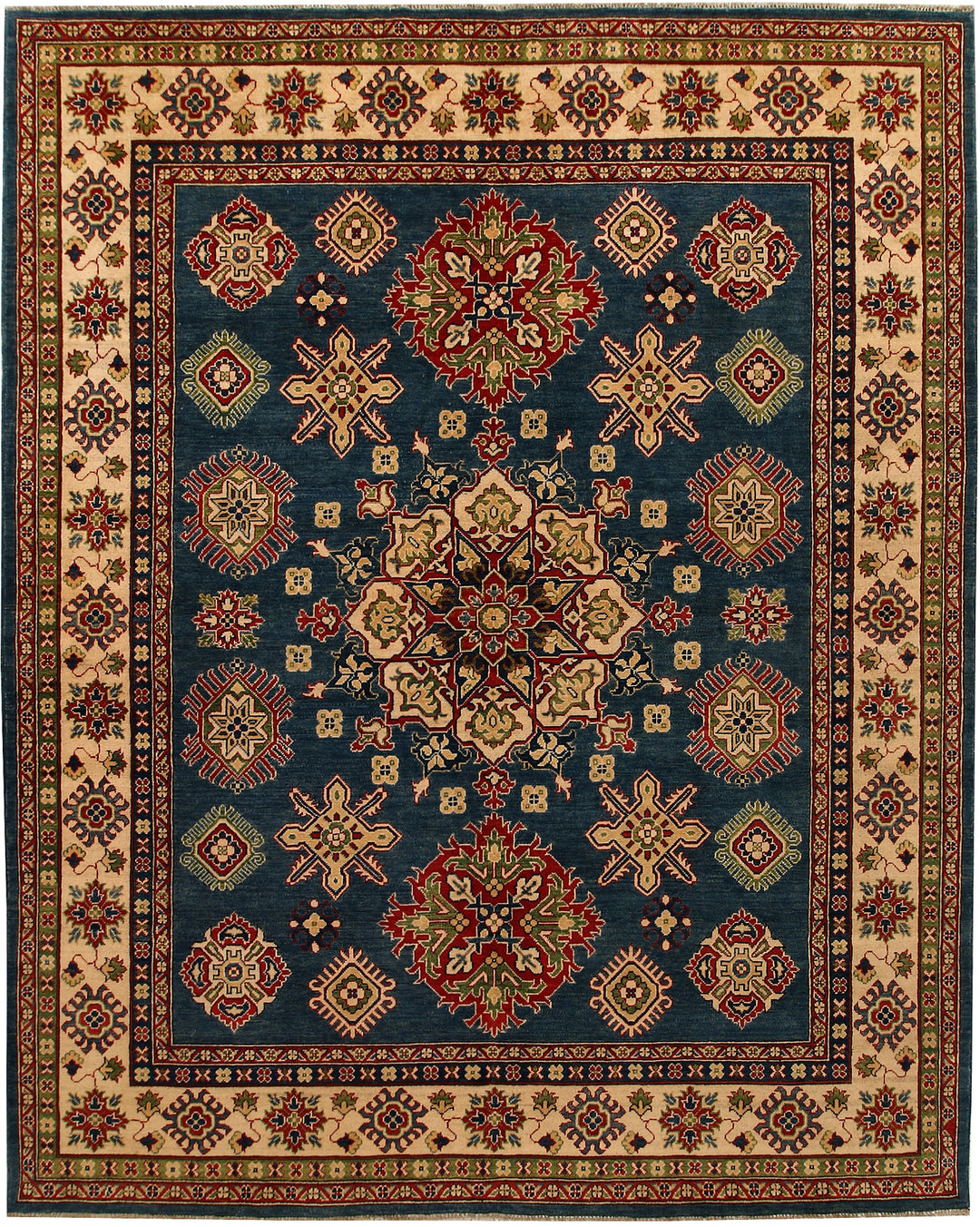 Steel Blue Kazak 7' 10 x 9' 9 - No. 67451 - ALRUG Rug Store