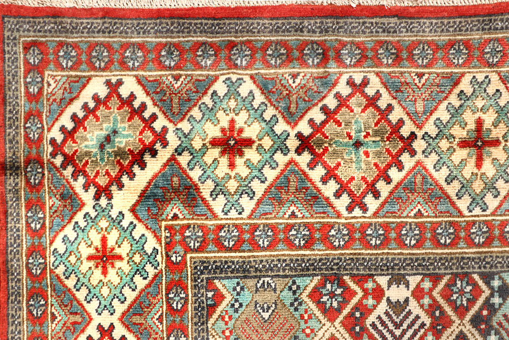 Multi Colored Kazak 8' 4 x 12' 4 - No. 67453 - ALRUG Rug Store
