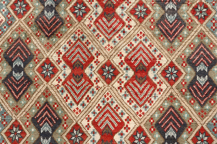 Multi Colored Kazak 8' 4 x 12' 4 - No. 67453 - ALRUG Rug Store