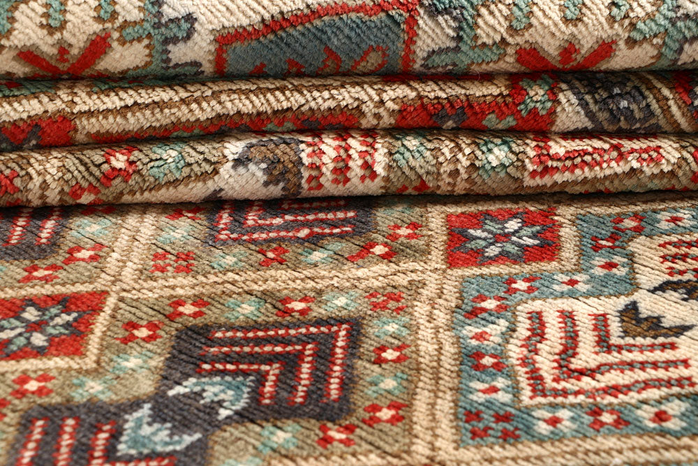 Multi Colored Kazak 8' 4 x 12' 4 - No. 67453 - ALRUG Rug Store