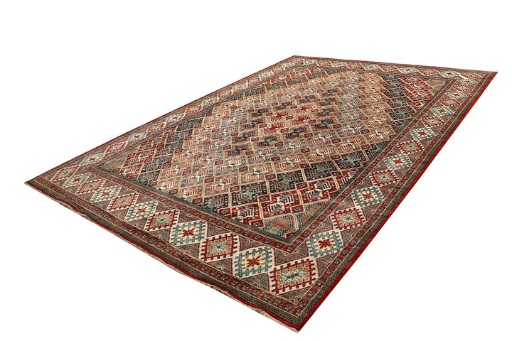Multi Colored Kazak 8' 4 x 12' 4 - No. 67453 - ALRUG Rug Store