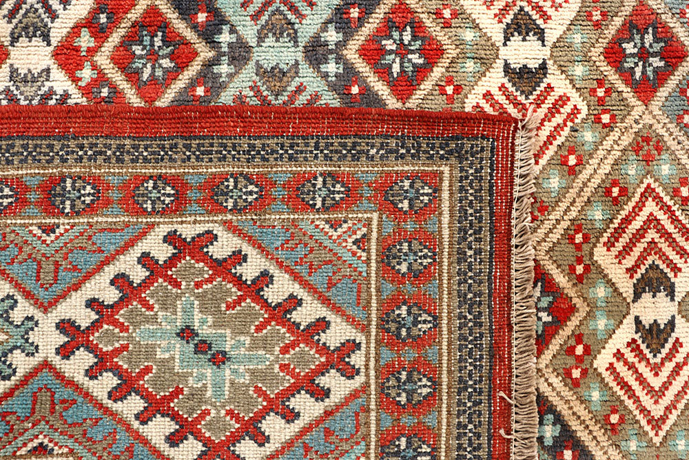 Multi Colored Kazak 8' 4 x 12' 4 - No. 67453 - ALRUG Rug Store