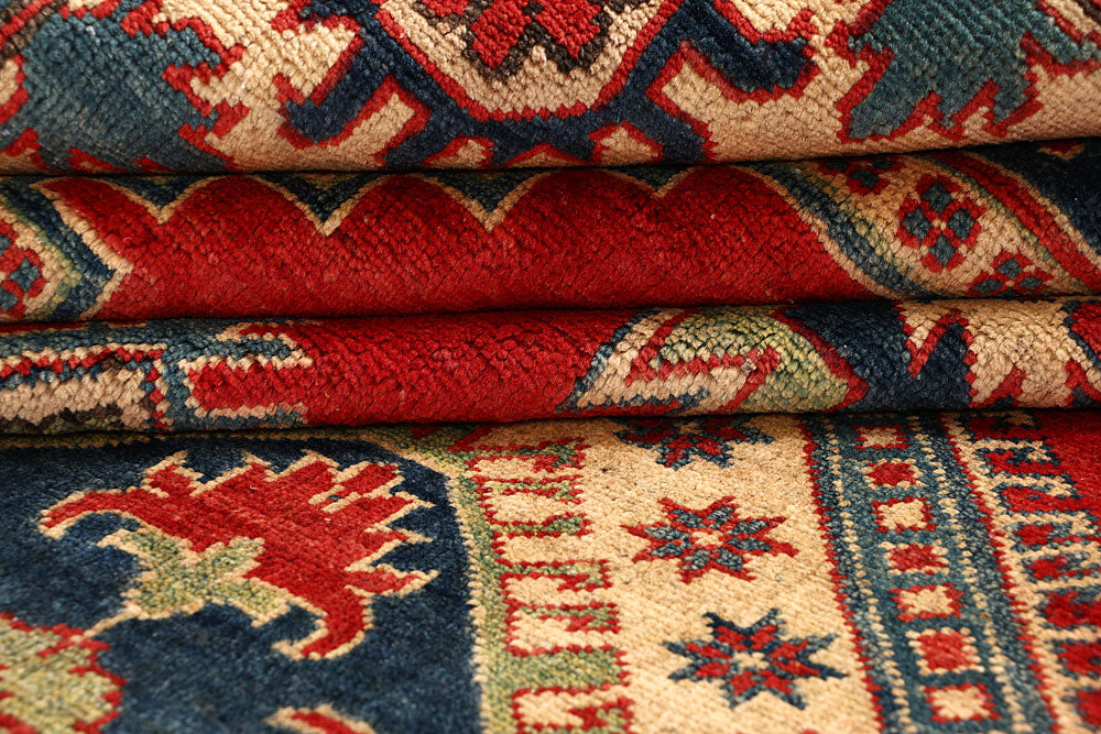 Firebrick Kazak 7' 11 x 9' 11 - No. 67454 - ALRUG Rug Store