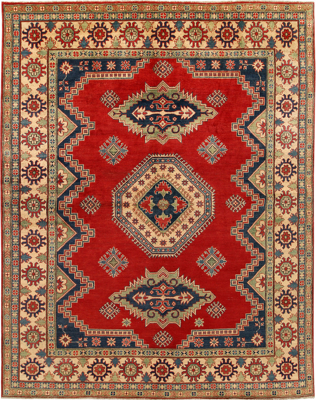 Firebrick Kazak 7' 11 x 9' 11 - No. 67454 - ALRUG Rug Store