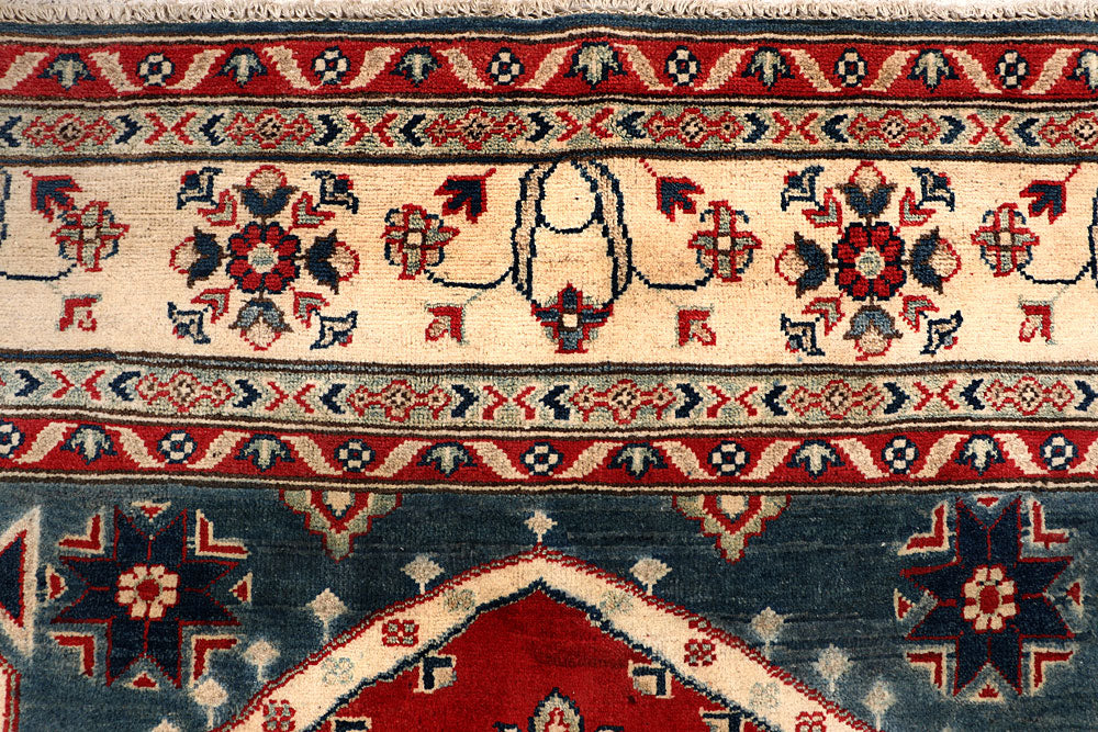 Multi Colored Kazak 8' x 9' 10 - No. 67456 - ALRUG Rug Store