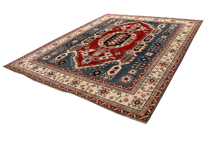 Multi Colored Kazak 8' x 9' 10 - No. 67456 - ALRUG Rug Store