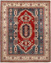 Multi Colored Kazak 8' x 9' 10 - No. 67456 - ALRUG Rug Store
